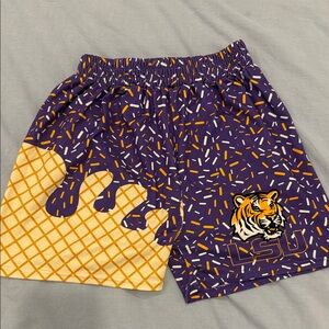 Youth LSU ice cream shorts